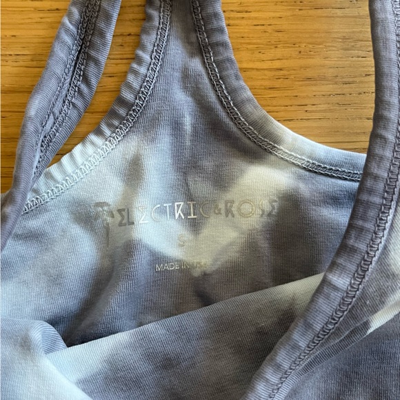 NWT Anthropologie Electric & Rose Sports Bra in Tie-Dye SILVERLAKE BLUE/SKY Sz S - Picture 6 of 8